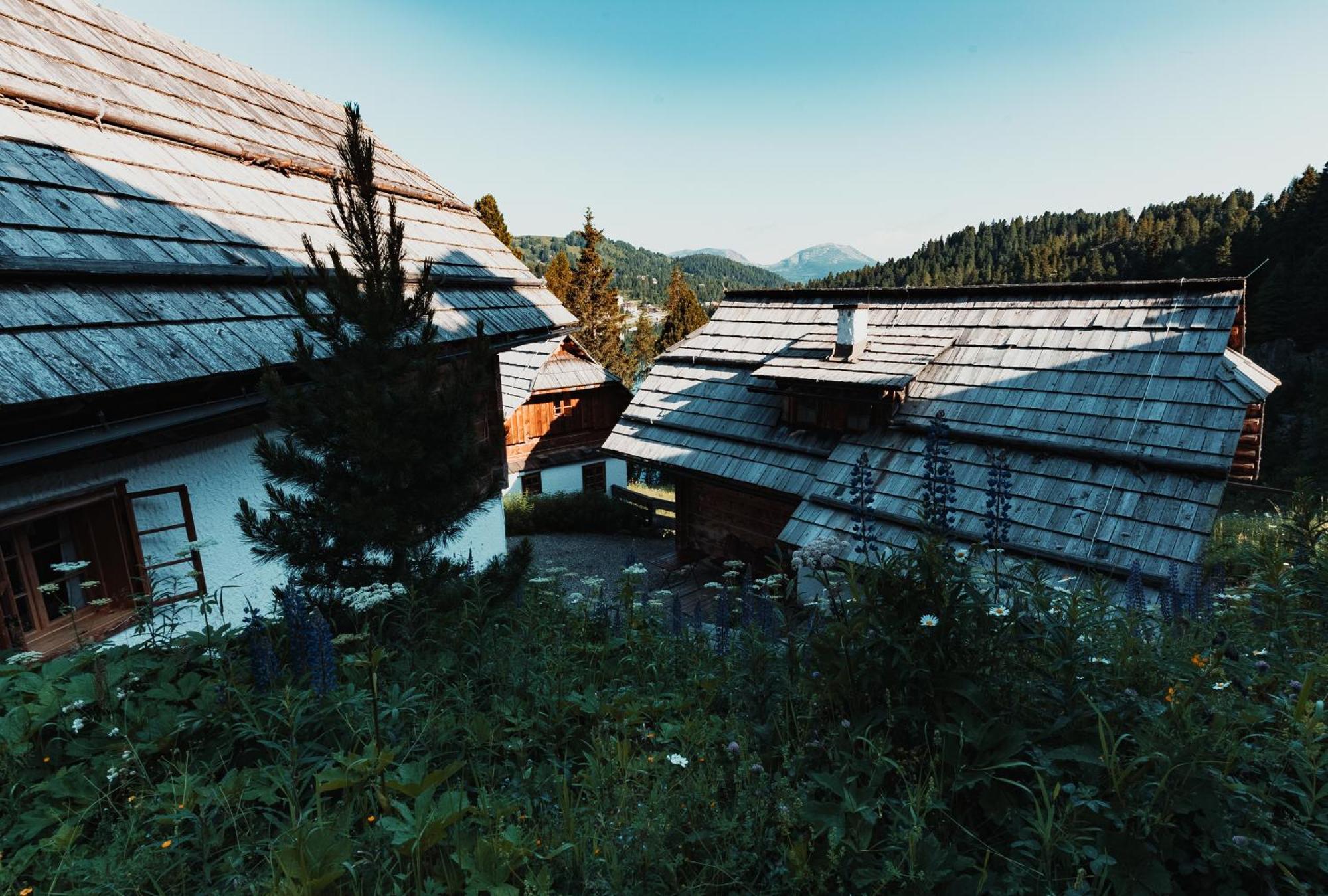 Mei Zeit Huttendorf Turracher Höhe Buitenkant foto