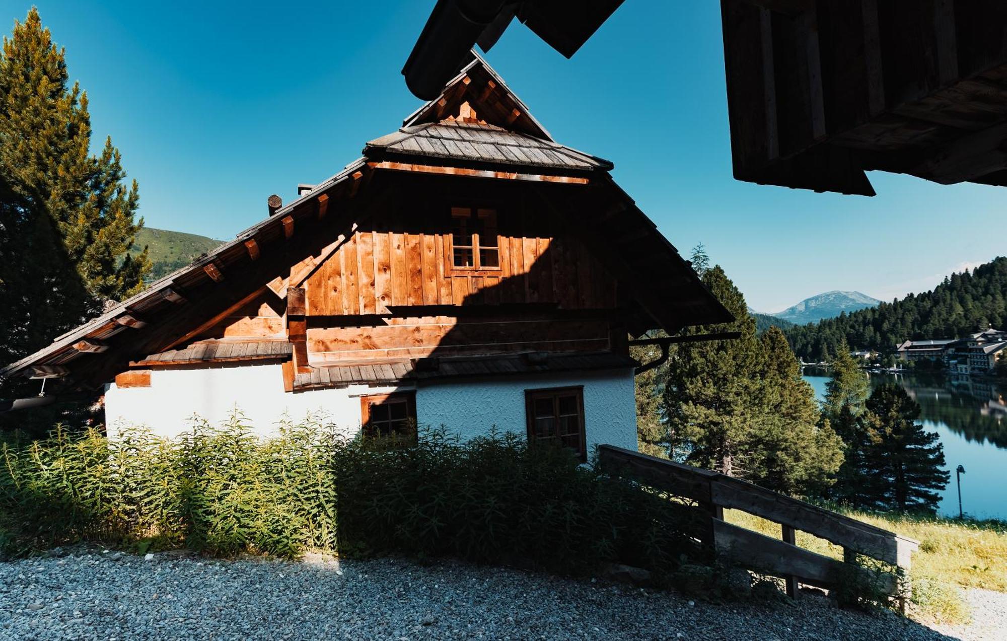 Mei Zeit Huttendorf Turracher Höhe Buitenkant foto